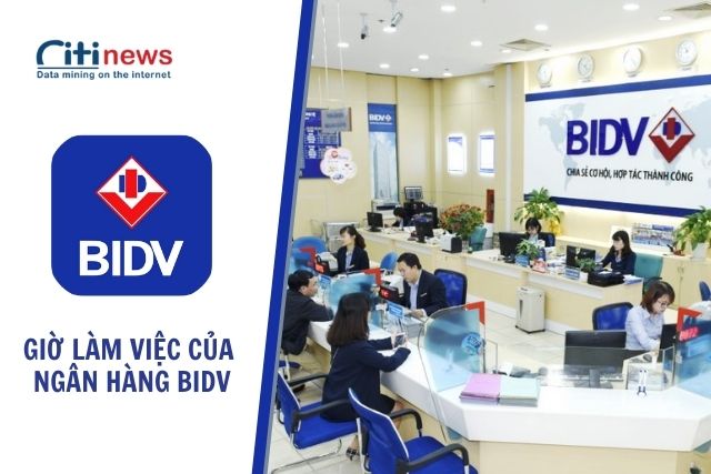 Lịch làm việc của ngân hàng BIDV