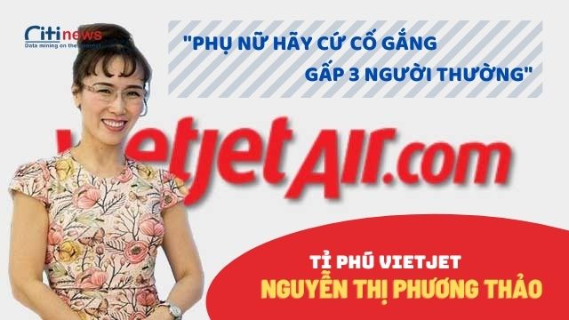 Tiểu sử bà Nguyễn Thị Phương Thảo - CEO Vietjet Air