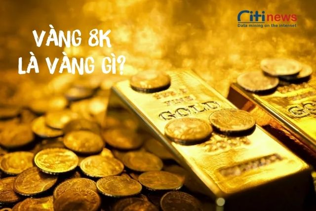 Vàng 8k là vàng chỉ có 37,5% vàng nguyên chất