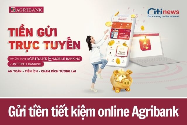 Hướng dẫn gửi tiền tiết kiệm online Agribank