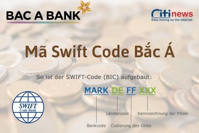 Mã swift code của ngân hàng Bắc Á bank