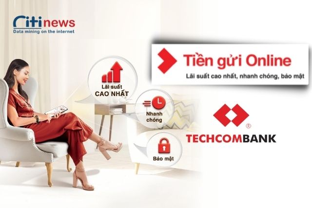 Gửi tiết kiệm online ngân hàng Techcombank
