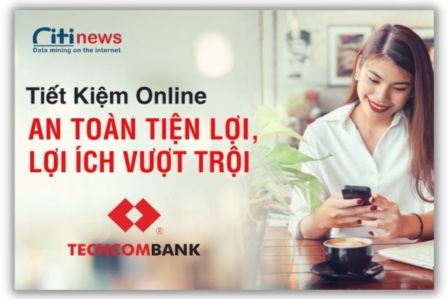 Cách gửi tiền tiết kiệm online Techcombank
