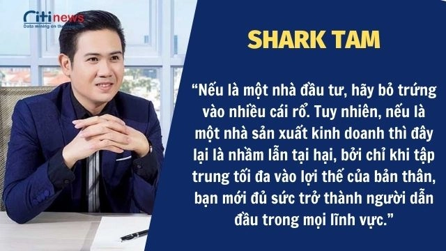 Những lời chia sẻ của Shark Tam