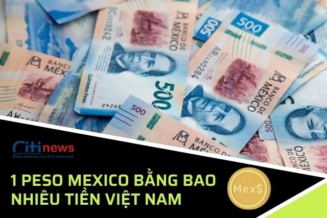 1 Peso Mexico bằng bao nhiêu VND