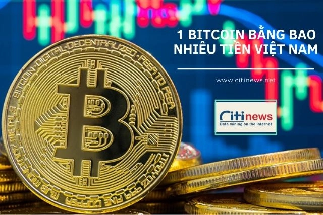 1 Bitcoin bằng bao nhiêu tiền Việt Nam?