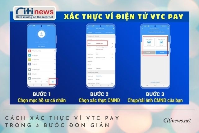 Xác thực ví điện tử VTC Pay