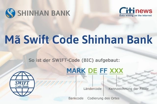 Cập nhật mã Swift Code Shinhan Bank