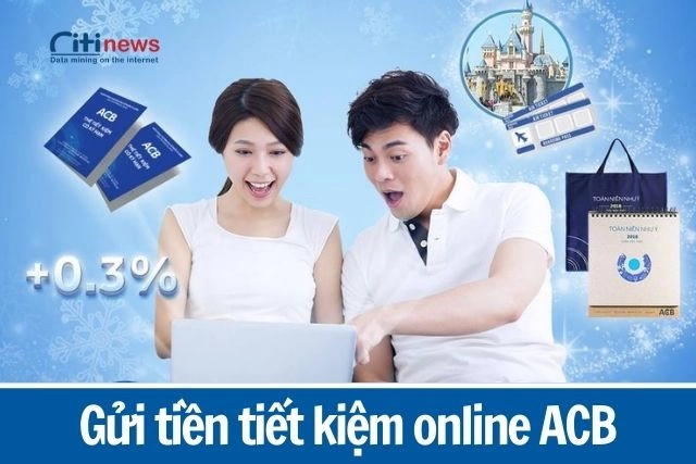 Gửi tiền tiết kiệm online tại ngân hàng ACB