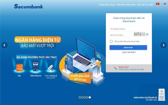 Hướng dẫn sử dụng Internet Banking Sacombank chi tiết nhất